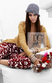 CHANEL 15C Navy Gold Metallic Pearl Trim Cardigan & Vest 38 シャネル ネイビー ゴールド メタリック パール トリミング カーディガン & ベスト 即発