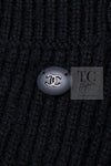 CHANEL 17B Black Gabrielle Coco Cashmere Coat Long Cardigan 38 40 シャネル ブラック ガブリエル ココ カシミア コート ロング カーディガン 即発