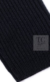 CHANEL 17B Black Gabrielle Coco Cashmere Coat Long Cardigan 38 40 シャネル ブラック ガブリエル ココ カシミア コート ロング カーディガン 即発
