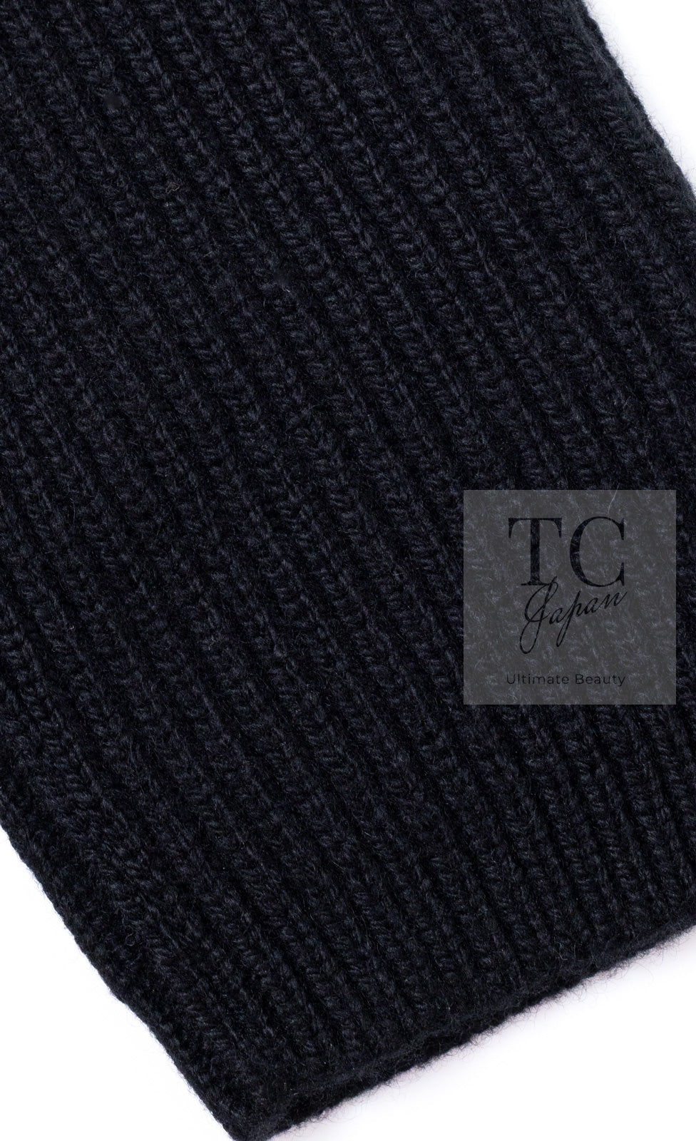 CHANEL 17B Black Gabrielle Coco Cashmere Coat Long Cardigan 38 40 シャネル ブラック ガブリエル ココ カシミア コート ロング カーディガン 即発
