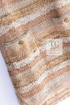 CHANEL 18C Beige Peach Knit Dress 42 シャネル ベージュ ピーチ ニット ワンピース 即発
