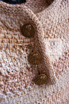 CHANEL 18C Beige Peach Knit Dress 42 シャネル ベージュ ピーチ ニット ワンピース 即発