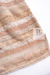 CHANEL 18C Beige Peach Knit Dress 42 シャネル ベージュ ピーチ ニット ワンピース 即発