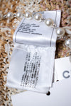 CHANEL 18C Beige Peach Knit Dress 42 シャネル ベージュ ピーチ ニット ワンピース 即発