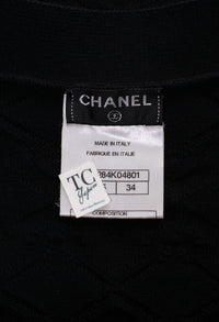 CHANEL 13C Black CC Buttons Cotton Knit Cardigan 34 シャネル ブラック ココボタン コットン ニット カーディガン 即発