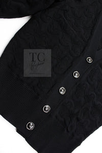 CHANEL 13C Black CC Buttons Cotton Knit Cardigan 36 38 シャネル ブラック ココボタン コットン ニット カーディガン 即発