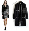 CHANEL 07A Black Cashmere Wool Angora Knit Cardigan Coat 36 38 シャネル ブラック カシミヤ ウール アンゴラ ニット コート カーディガン 即発