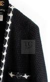 CHANEL 07A Black Cashmere Wool Angora Knit Cardigan Coat 36 38 シャネル ブラック カシミヤ ウール アンゴラ ニット コート カーディガン 即発