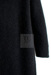 CHANEL 07A Black Cashmere Wool Angora Knit Cardigan Coat 36 38 シャネル ブラック カシミヤ ウール アンゴラ ニット コート カーディガン 即発