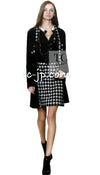 CHANEL 07A Black Cashmere Wool Angora Knit Cardigan Coat 36 38 シャネル ブラック カシミヤ ウール アンゴラ ニット コート カーディガン 即発