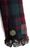 CHANEL 13PF Red Green Blue Gripoix Button Cashmere Cardigan 38 シャネル レッド グリーン ブルー グリポワ 宝石 ボタン カシミア カーディガン 即発