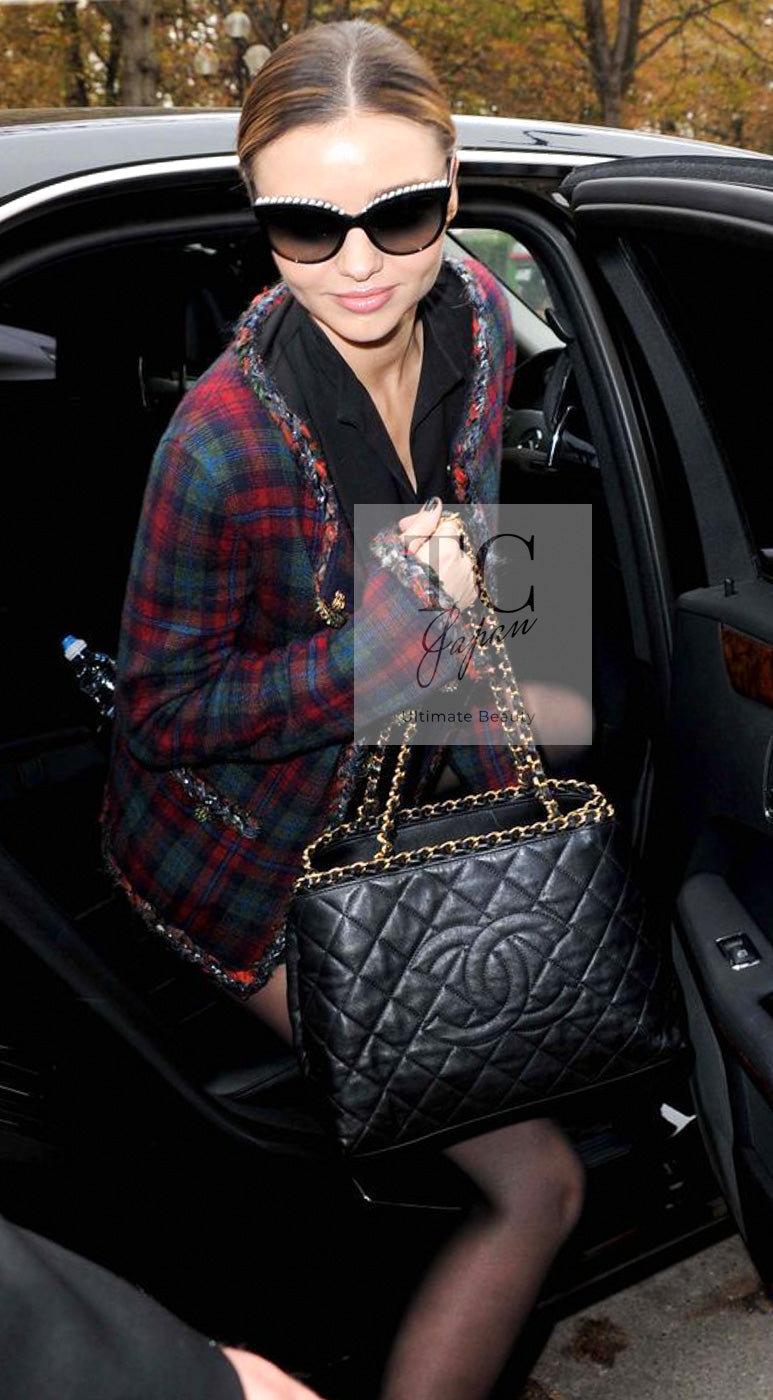 CHANEL 13PF Red Green Blue Gripoix Button Cashmere Cardigan 38 シャネル レッド グリーン ブルー グリポワ 宝石 ボタン カシミア カーディガン - TC JAPAN