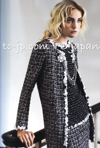 CHANEL 09S Purple Cotton Wool Tweed Sequin Trim Coat 44 46 シャネル パープル コットン ウール ツイード スパンコール トリム コート 即発
