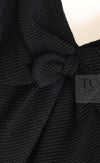 CHANEL 13S Black Mesh Cotton Dress 36 38 シャネル 女優 ハンヒョジュ着 ブラック ワッフル生地 メッシュ コットン ワンピース 即発