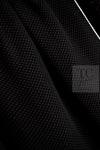 CHANEL 13S Black Mesh Cotton Dress 36 38 シャネル 女優 ハンヒョジュ着 ブラック ワッフル生地 メッシュ コットン ワンピース 即発