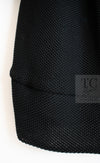 CHANEL 13S Black Mesh Cotton Dress 36 38 シャネル 女優 ハンヒョジュ着 ブラック ワッフル生地 メッシュ コットン ワンピース 即発