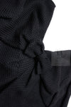 CHANEL 13S Black Mesh Cotton Dress 36 38 シャネル 女優 ハンヒョジュ着 ブラック ワッフル生地 メッシュ コットン ワンピース 即発