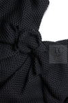 CHANEL 13S Black Mesh Cotton Dress 36 38 シャネル 女優 ハンヒョジュ着 ブラック ワッフル生地 メッシュ コットン ワンピース 即発 - TC JAPAN