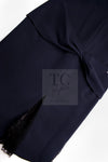 CHANEL 04A Navy Black Lace Dress Kate Hudson 38 40 シャネル ネイビー ブラック レース ワンピース 女優着用 即発