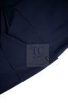 CHANEL 04A Navy Black Lace Dress Kate Hudson 38 40 シャネル ネイビー ブラック レース ワンピース 女優着用 即発