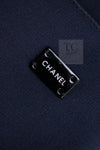 CHANEL 04A Navy Black Lace Dress Kate Hudson 38 40 シャネル ネイビー ブラック レース ワンピース 女優着用 即発