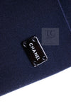 CHANEL 04A Navy Black Lace Dress Kate Hudson 38 40 シャネル ネイビー ブラック レース ワンピース 女優着用 即発
