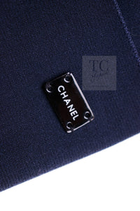 CHANEL 04A Navy Black Lace Dress Kate Hudson 38 40 シャネル ネイビー ブラック レース ワンピース 女優着用 即発