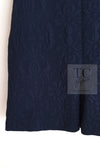 CHANEL 13C Versailles Navy Jacquard Sleeveless Dress 34 36 シャネル ベルサイユ ネイビー ジャガード ニット ノースリーブ ワンピース 即発