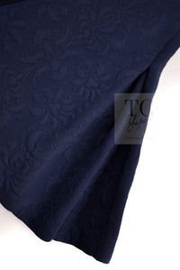 CHANEL 13C Versailles Navy Jacquard Sleeveless Dress 34 36 シャネル ベルサイユ ネイビー ジャガード ニット ノースリーブ ワンピース 即発
