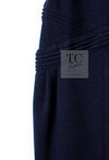 CHANEL 12A Dark Navy Gripoix Wool Dress Jessica Biel 36 40 シャネル ダークネイビー グリポワ装飾 ウール ワンピース 即発