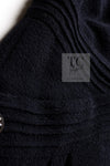 CHANEL 12A Dark Navy Gripoix Wool Dress Jessica Biel 36 40 シャネル ダークネイビー グリポワ装飾 ウール ワンピース 即発
