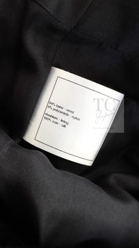 CHANEL 12A Dark Navy Gripoix Wool Dress Jessica Biel 36 40 シャネル ダークネイビー グリポワ装飾 ウール ワンピース 即発