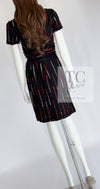 CHANEL 10A Black Multicolor Sequin Fringe Wool Tweed Dress 36 シャネル ブラック マルチカラー スパンコール フリンジ ウール ツイード ワンピース 即発