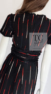 CHANEL 10A Black Multicolor Sequin Fringe Wool Tweed Dress 36 シャネル ブラック マルチカラー スパンコール フリンジ ウール ツイード ワンピース 即発