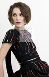 CHANEL 10A Black Multicolor Sequin Fringe Wool Tweed Dress 36 シャネル ブラック マルチカラー スパンコール フリンジ ウール ツイード ワンピース 即発