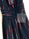 CHANEL 10A Black Multicolor Sequin Fringe Wool Tweed Dress 36 シャネル ブラック マルチカラー スパンコール フリンジ ウール ツイード ワンピース 即発