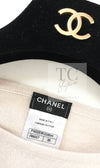 CHANEL 11C Pink Black Stripe Cashmere Knit Dress 36 シャネル ピンク ブラック ストライプ ボーダー カシミア100% ニット ワンピース 即発