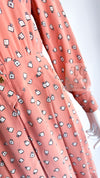 CHANEL 80's Vintage Pink Perfume Bottle CC Logo Print Silk Dress 40 シャネル ヴィンテージ ピンク 香水ボトル ココマーク シルク ワンピース 即発