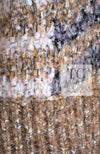 CHANEL 18A Beige Brown Gold Metallic Knit Dress 36 38 シャネル ベージュ ブラウン ゴールド メタリック ニット ワンピース 即発