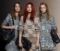 CHANEL 18A Beige Brown Gold Metallic Knit Dress 36 38 シャネル ベージュ ブラウン ゴールド メタリック ニット ワンピース 即発