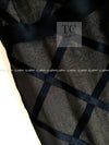 CHANEL 07S Black Brown Satin Silk Trim Dress 38 40 シャネル ブラック ブラウン サテン シルク トリム ワンピース 即発