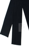CHANEL 14C Black Sleeveless Belted Party Long Dress 38 シャネル ブラック ノースリーブ ベルト パーティー ニット ロング ワンピース 即発