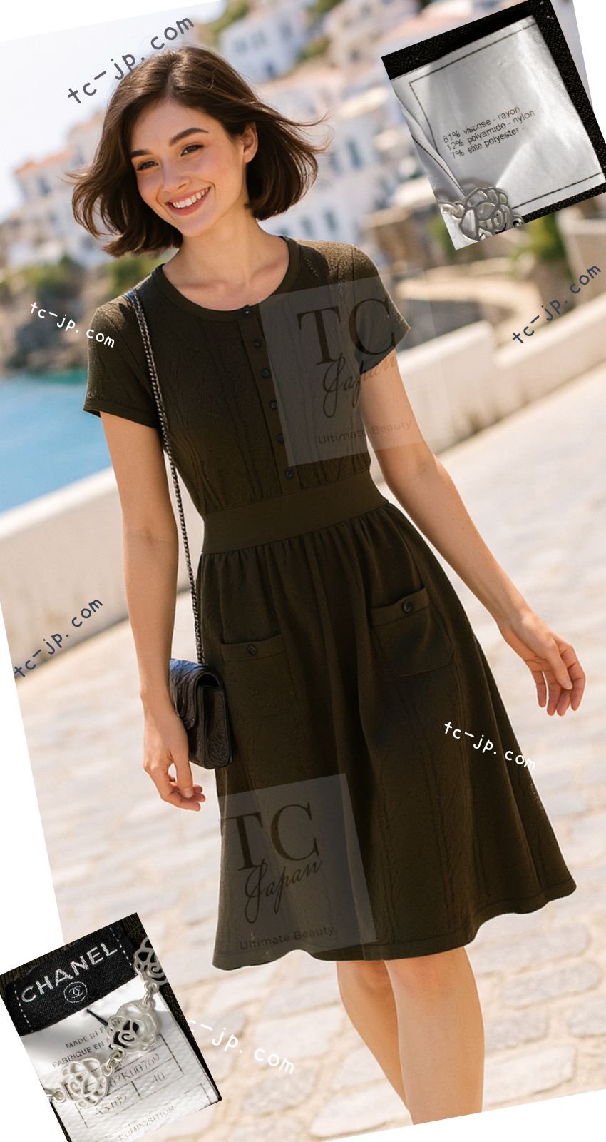 涼しげで洗練された夏のスタイル♪【CHANEL】トップス CHANEL Spring Summer Dress シャネル 春夏 スプリング サマー