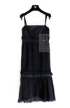 CHANEL 09S Black Tweed Dress 36 シャネル ブラック キャミソール ツイード ワンピース 冠婚葬祭 即発