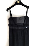 CHANEL 09S Black Tweed Dress 36 シャネル ブラック キャミソール ツイード ワンピース 冠婚葬祭 即発