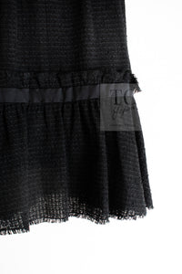 CHANEL 09S Black Tweed Dress 36 シャネル ブラック キャミソール ツイード ワンピース 冠婚葬祭 即発