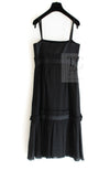 CHANEL 09S Black Tweed Dress 36 シャネル ブラック キャミソール ツイード ワンピース 冠婚葬祭 即発
