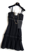 CHANEL 09S Black Tweed Dress 36 シャネル ブラック キャミソール ツイード ワンピース 冠婚葬祭 即発 - TC JAPAN