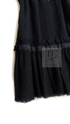 CHANEL 09S Black Tweed Dress 36 シャネル ブラック キャミソール ツイード ワンピース 冠婚葬祭 即発