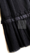 CHANEL 09S Black Tweed Dress 36 シャネル ブラック キャミソール ツイード ワンピース 冠婚葬祭 即発